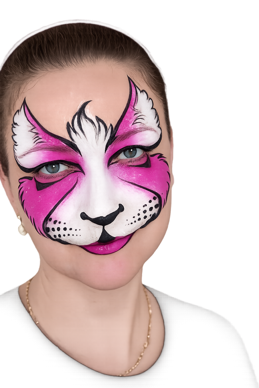 Malování na obličej – ukázka